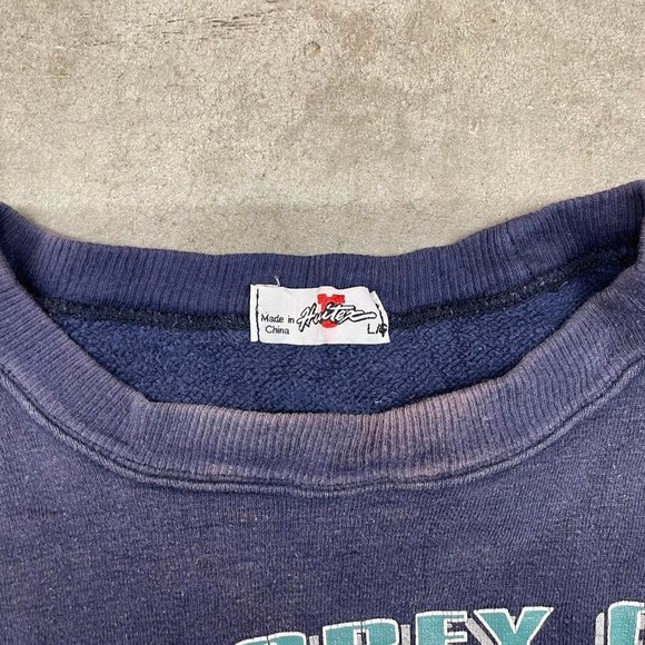 Toronto Argonauts 1996 Grey Cup Champions Sweatshirt Navy Vintage Size L - Picture 3 of 6